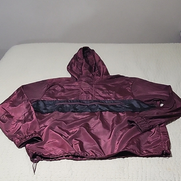 Primitive Skateboard Burgundy Hooded Windbreaker Jacket Mens 3XL - Picture 1 of 13